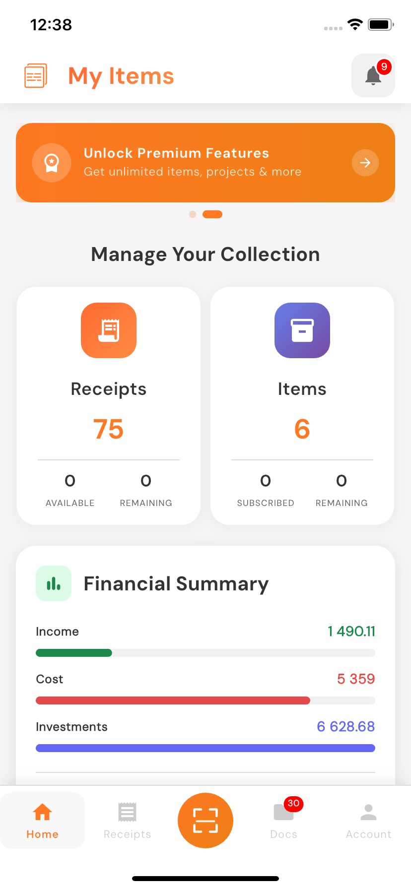 Mobile dashboard